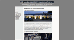 Desktop Screenshot of kobersteinautomobile.de