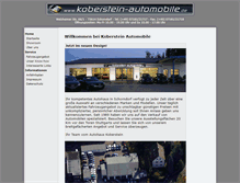 Tablet Screenshot of kobersteinautomobile.de